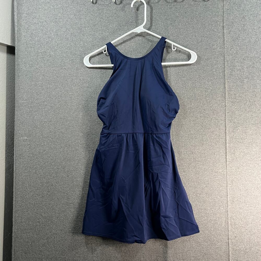 zuda Women Swimsuit Dress Swimsuit Navy Size Reg 2